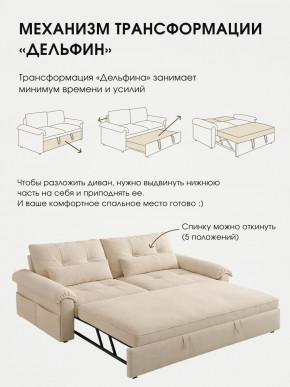 Диван-кровать ЛУНО 160см в Игарке - igarka.mebelnovo.ru | фото