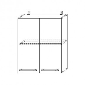Гарда ВП 600 шкаф верхний высокий в Игарке - igarka.mebelnovo.ru | фото
