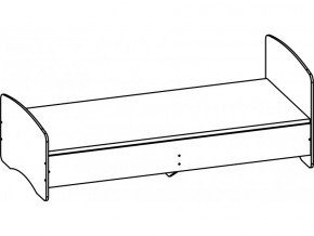 кровать 1-спальная без ящиков Город SV в Игарке - igarka.mebelnovo.ru | фото