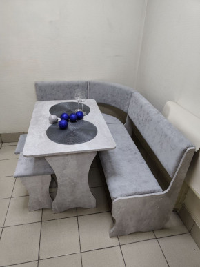 Кухонный уголок Миссия V велюр (цемент) в Игарке - igarka.mebelnovo.ru | фото