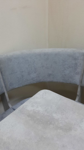 Кухонный уголок Миссия V велюр (цемент) в Игарке - igarka.mebelnovo.ru | фото