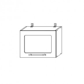 Опера ВПГС 500 шкаф верхний горизонтальный со стеклом в Игарке - igarka.mebelnovo.ru | фото