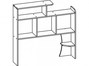Полка надстройка Город SV в Игарке - igarka.mebelnovo.ru | фото