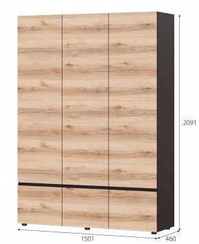 Шкаф 3-х Берген в Игарке - igarka.mebelnovo.ru | фото