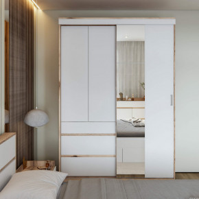 Шкаф-купе Брауни 1.5м в Игарке - igarka.mebelnovo.ru | фото