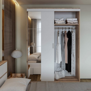 Шкаф-купе Брауни 1.5м в Игарке - igarka.mebelnovo.ru | фото