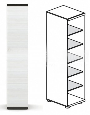 Шкаф однодверный Гретта СБ-637 в Игарке - igarka.mebelnovo.ru | фото