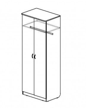 Шкаф распашной 2-х створчатый в Игарке - igarka.mebelnovo.ru | фото